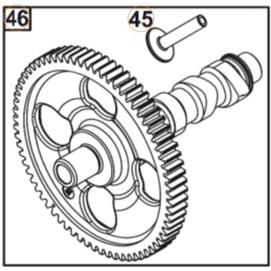 Briggs Stratton Vanguard 84006159 4ad Çanak Tapeler dahil Egzantrik Mili Briggs Stratton Vanguard 84006159 4ad Çanak Tapeler dahil Egzantrik Mili