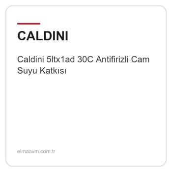 Caldini 5ltx1ad 30C Antifirizli Cam Suyu Katkısı Caldini 5ltx1ad 30C Antifirizli Cam Suyu Katkısı