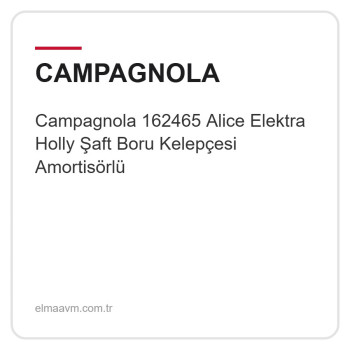Campagnola 162465 Alice Elektra Holly Şaft Boru Kelepçesi Amortisörlü Campagnola 162465 Alice Elektra Holly Şaft Boru Kelepçesi Amortisörlü