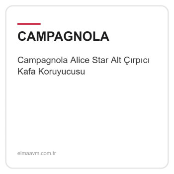 Campagnola Alice Star Alt Çırpıcı Kafa Koruyucusu Campagnola Alice Star Alt Çırpıcı Kafa Koruyucusu
