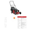 Castel Garden NT534 Stiga ST200 196cc 4.5bg 51cm 70lt 39kg Çelik İtmeli Benzinli Çim Biçme Makinesi