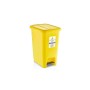Ceymop Slim 30lt 20x27x45cm Sarı Pedallı Atık Çöp Kovası