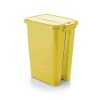 Ceymop Slim 30lt 20x27x45cm Sarı Pedallı Atık Çöp Kovası