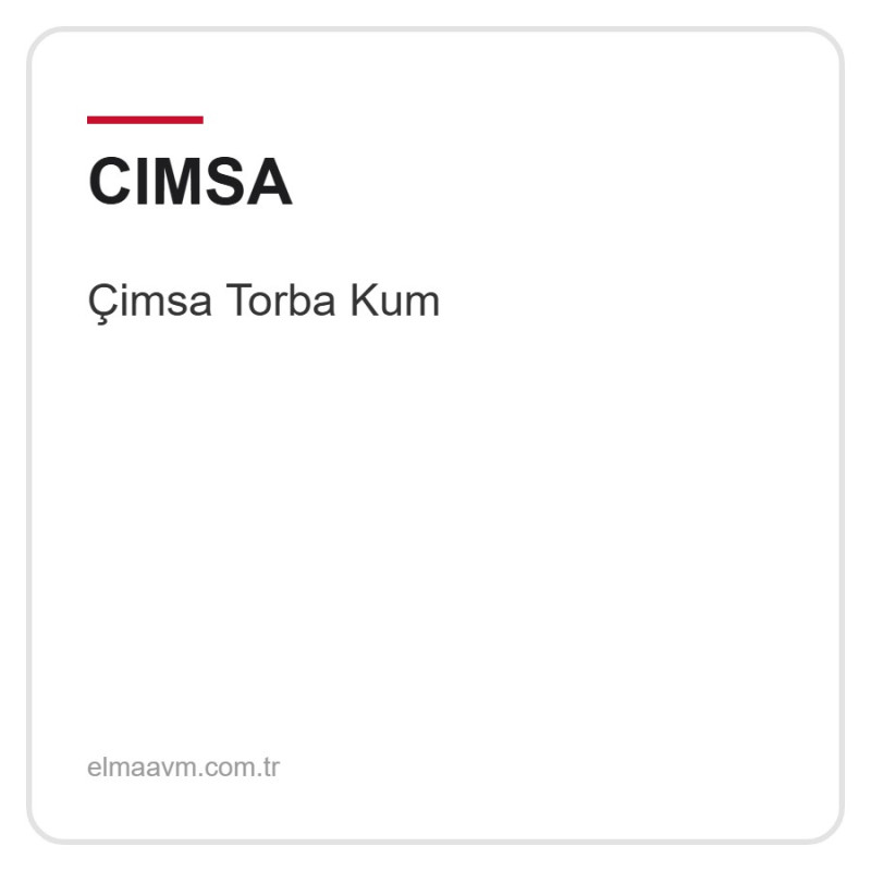 Çimsa Torba Kum