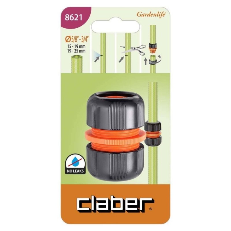 Claber 5/8 ve 3/4 Ambalajlı Hortum Tamir Aparatı