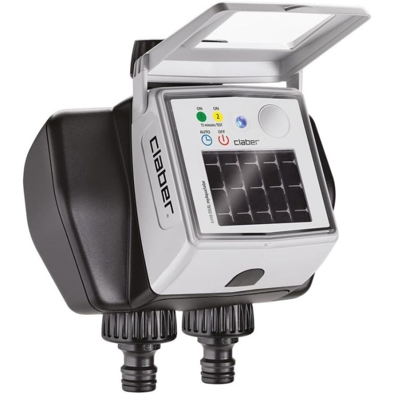 Claber 8498 Dual Myaquasolar 2 Çıkışlı Otomatik Tımer Sulama Zamanlayıcısı