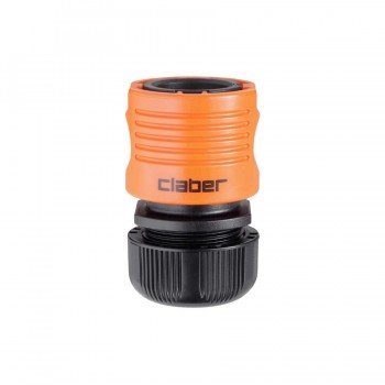Claber 8607 1/2" 12/15mm Ambalajlı Otomatik Hortum Bağlantı Adaptörü