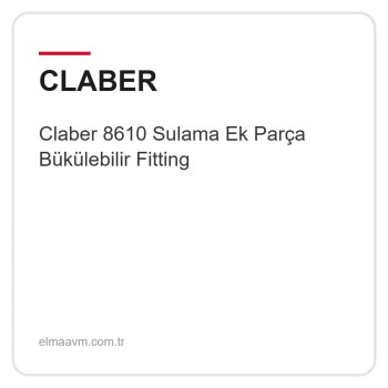Claber 8610 Sulama Ek Parça Bükülebilir Fitting Claber 8610 Sulama Ek Parça Bükülebilir Fitting