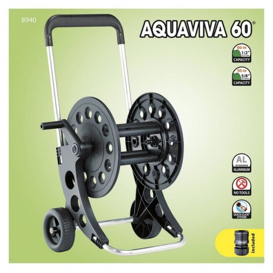 Claber 8940 AQUAVIVA 60 60mt Sulama Hortum Arabası