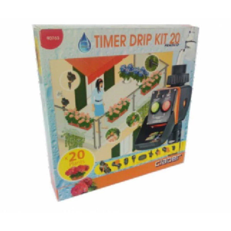 Claber 90763 Tımer Kıt 20 Practıco Damlama Sulama Sistemi
