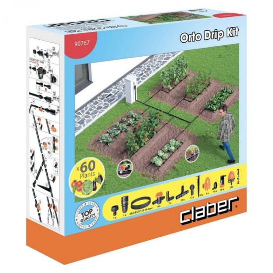 Claber 90767 25mt Ortro Drıp Kıt Damlama Sulama Sistemi