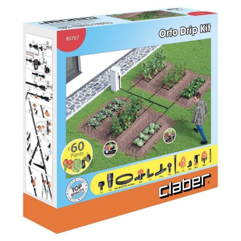 Claber 90767 25mt Ortro Drıp Kıt Damlama Sulama Sistemi