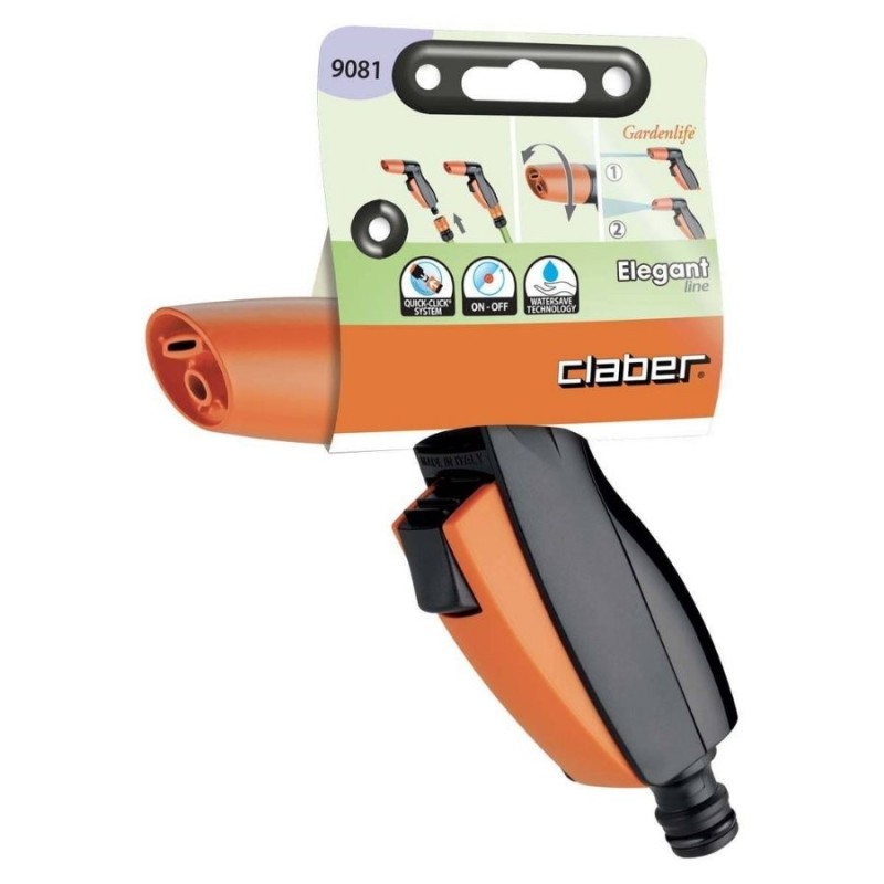 Claber 9081 Elegant Dual 2 Fonksli ionlu Jet Sulama Tabanca
