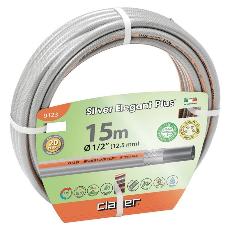 Claber 9123 1/2inc 15mt Sılver Elegant Hortum