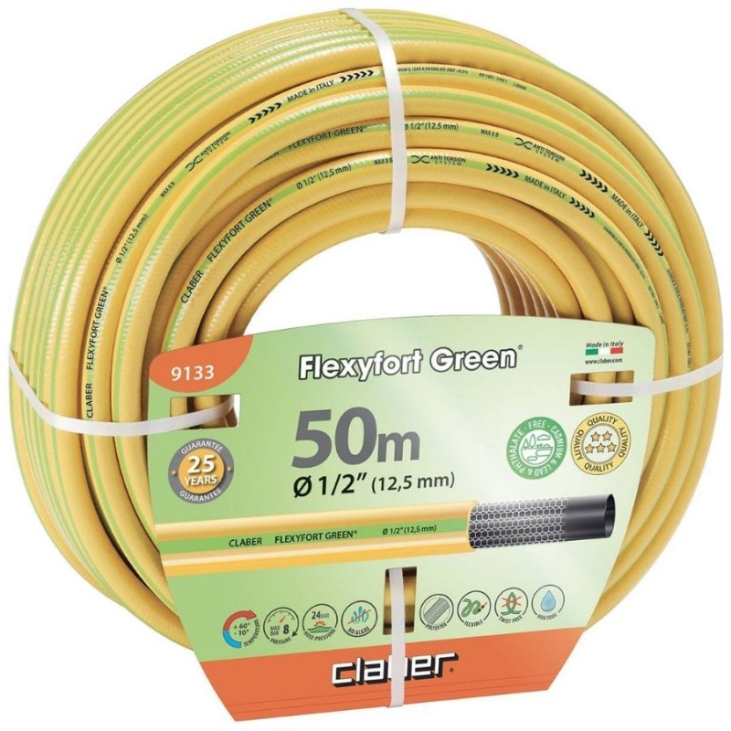 Claber 9133 Flexyfort 1/2 50m Sulama Hortum
