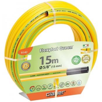 Claber 9142 Flexyfort 5/8inc 15mt Yeşil Sulama Hortumu