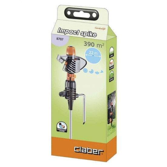 Claber IMPACT SPIKE 397m² Pulsar Sistemli Fıskiye