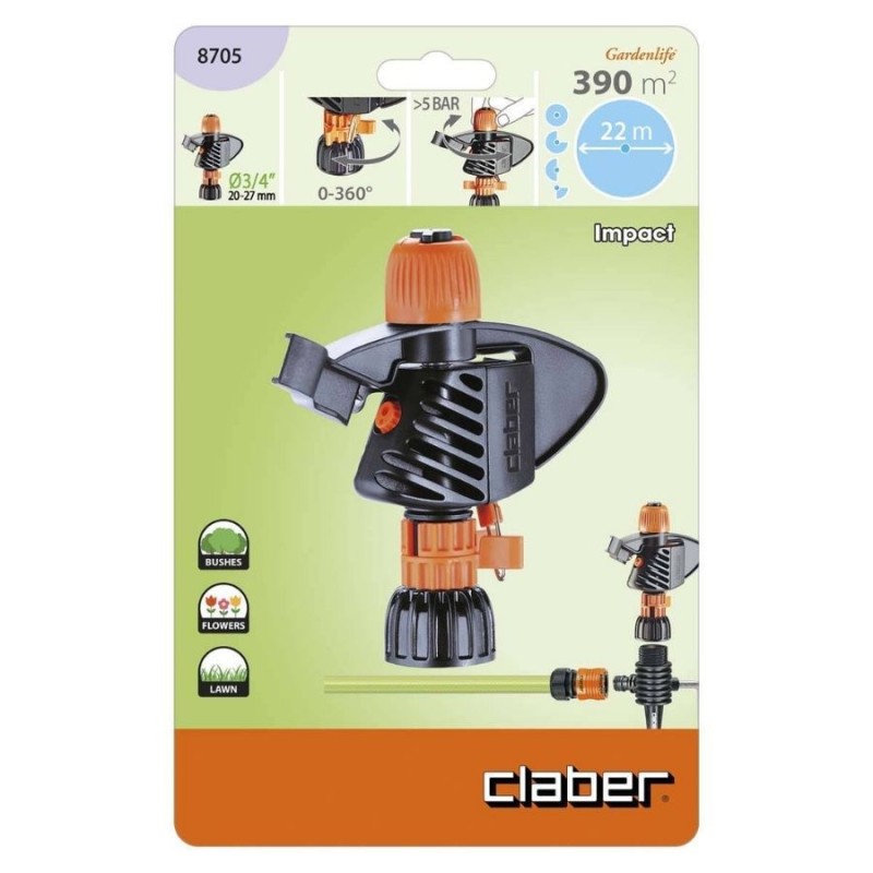 Claber IMPACT SPRINKLER HEAD 397m² Fıskiye Kafası