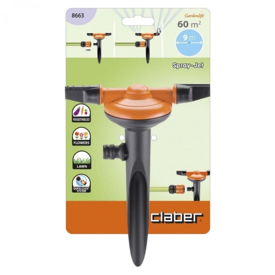Claber Sprayjet 64m² Saplamalı Fıskiye