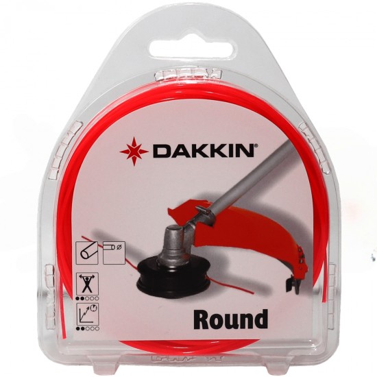 DAKKIN 1.3mm 15m Yuvarlak Daire Turuncu Misina