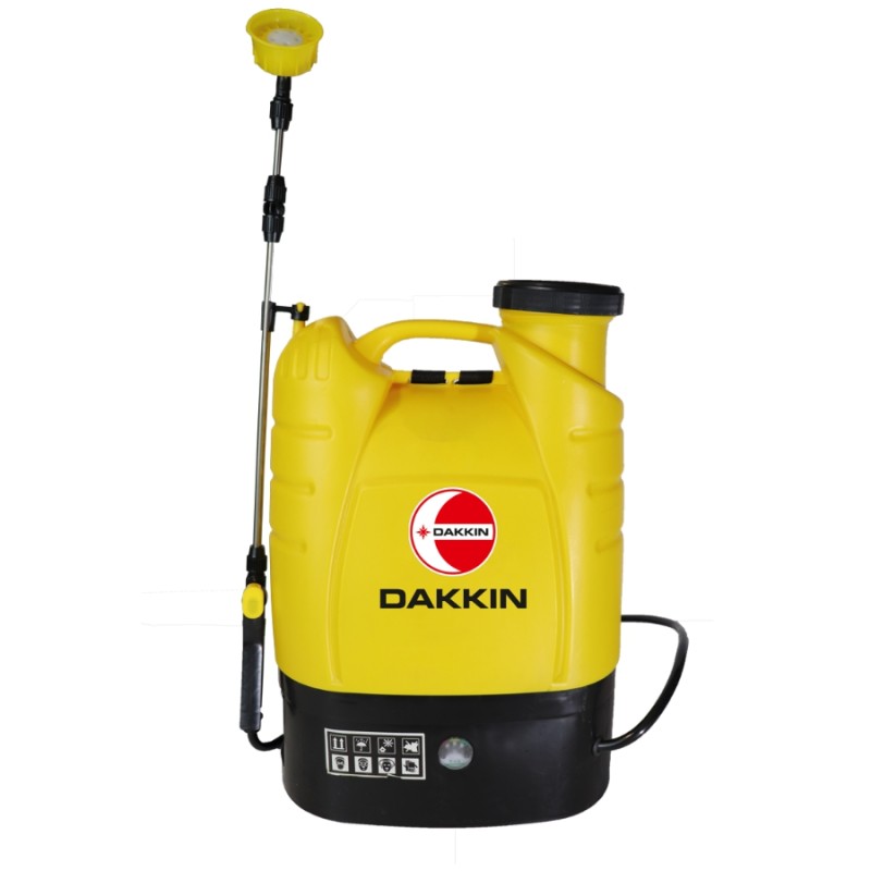 DAKKIN 16lt 12V 8Ah 5.5kg Tombul Sırt Tipi Akülü İlaçlama Makinesi