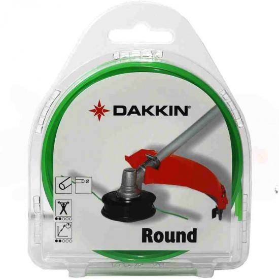 DAKKIN 2.0mm 15m Yuvarlak Daire Yeşil Misina