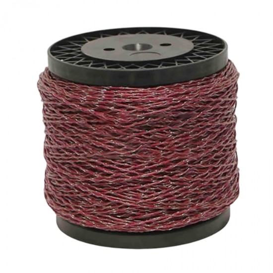 DAKKIN 2x0.3mm 500m Çift Krom Bordo Elektrikli Çit İpi