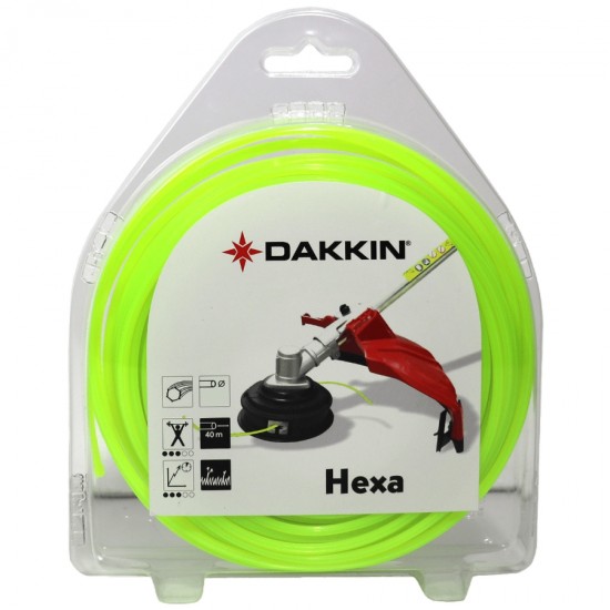 DAKKIN 3.0mm 58m 6 Köşe Altıgen Sarı Misina