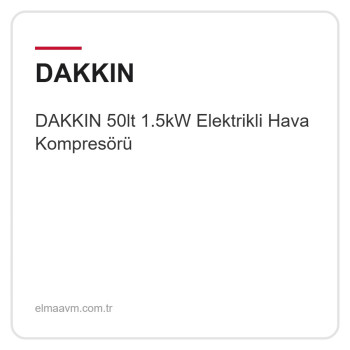 DAKKIN 50lt 1.5kW Elektrikli Hava Kompresörü