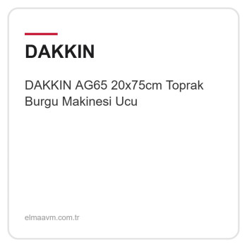 DAKKIN AG65 20x75cm Toprak Burgu Makinesi Ucu DAKKIN AG65 20x75cm Toprak Burgu Makinesi Ucu