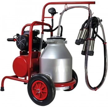 DAKKIN Alpar04 Yağlı Klasik 40lt Tek Sağım Alüminyum Süt Sağma Makinesi