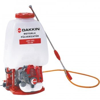 DAKKIN OS768 2T 1bg 0.8kW 25.6cc 25bar 25lt 12m 11kg Benzinli Sırt Tipi İlaçlama Makinesi