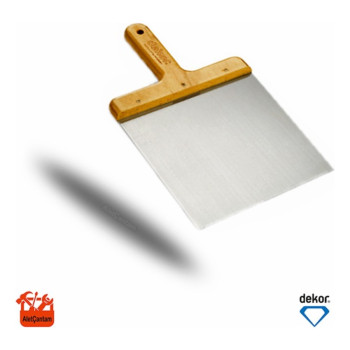 Dekor 20cm Ahşap Saplı Macun Küreği