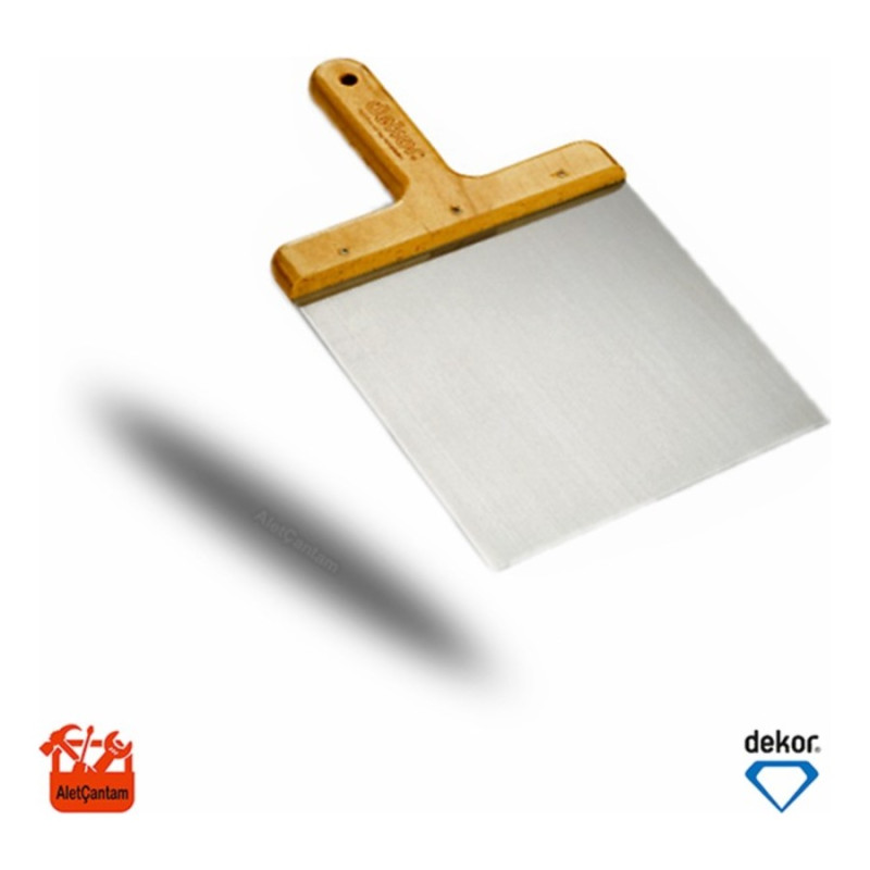 Dekor 20cm Ahşap Saplı Macun Küreği