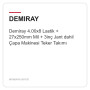 Demiray 4.00x8 Lastik + 27x250mm Mil + 3inç Jant dahil Çapa Makinesi Teker Takımı