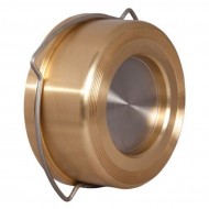Duyar DN100 PN16 Pirinç Kod T 0310 Wafer Tip Disk Tip Çekvalf