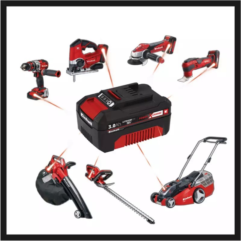 Einhell 4512083 18V 3Ah Starter Kit 2Adx3Ah Twincharger Kit