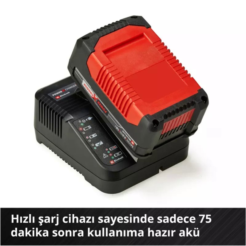 Einhell 4512042 18V 4.0Ah li ion PXC Tek Akü+Şarj Cihazı Seti