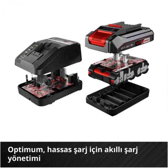 Einhell 18V 2.5Ah Li ion PXC Tek Akü+Şarj Aleti Seti