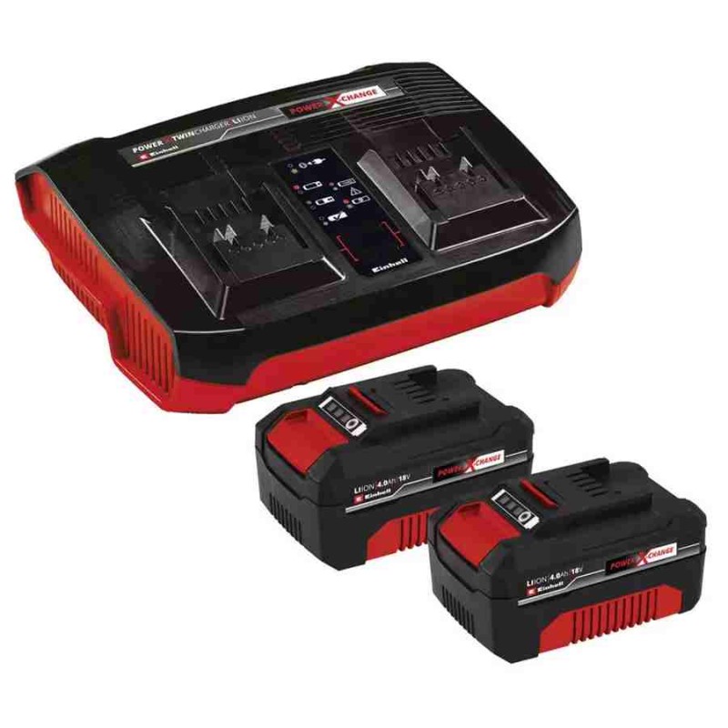 Einhell 4512112 18V 2adx4.0Ah li ion PXC İki Akü+Şarj Cihazı Seti