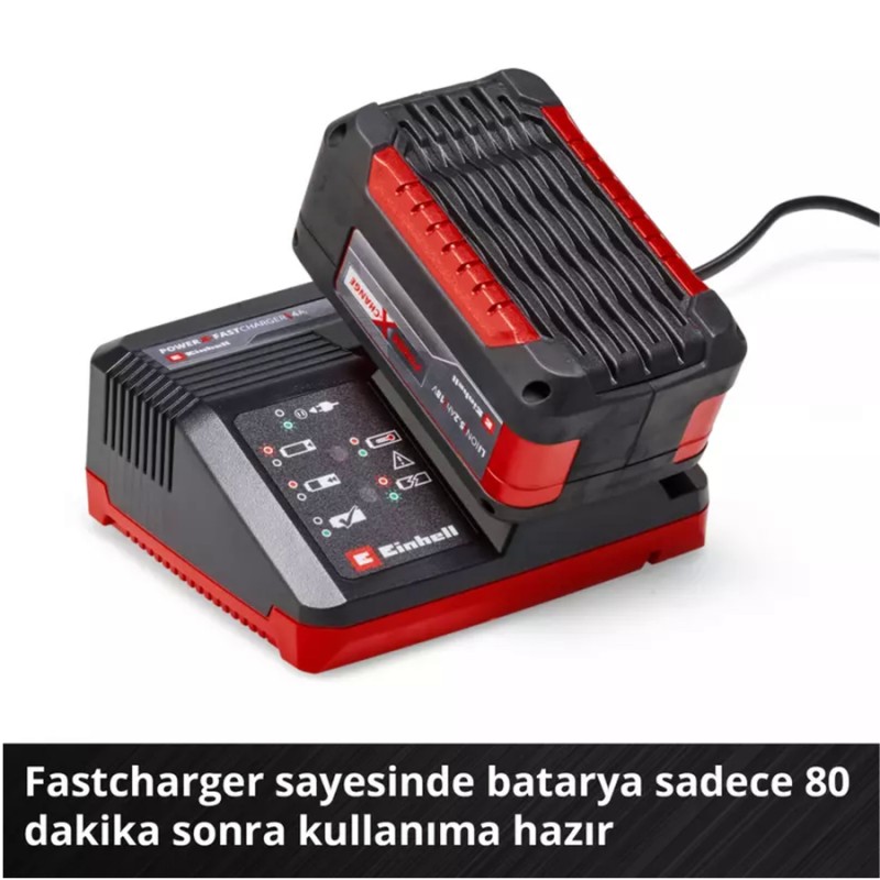 Einhell 4512114 18V 5.2Ah li ion PXC Tek Akü+Şarj Aleti Seti