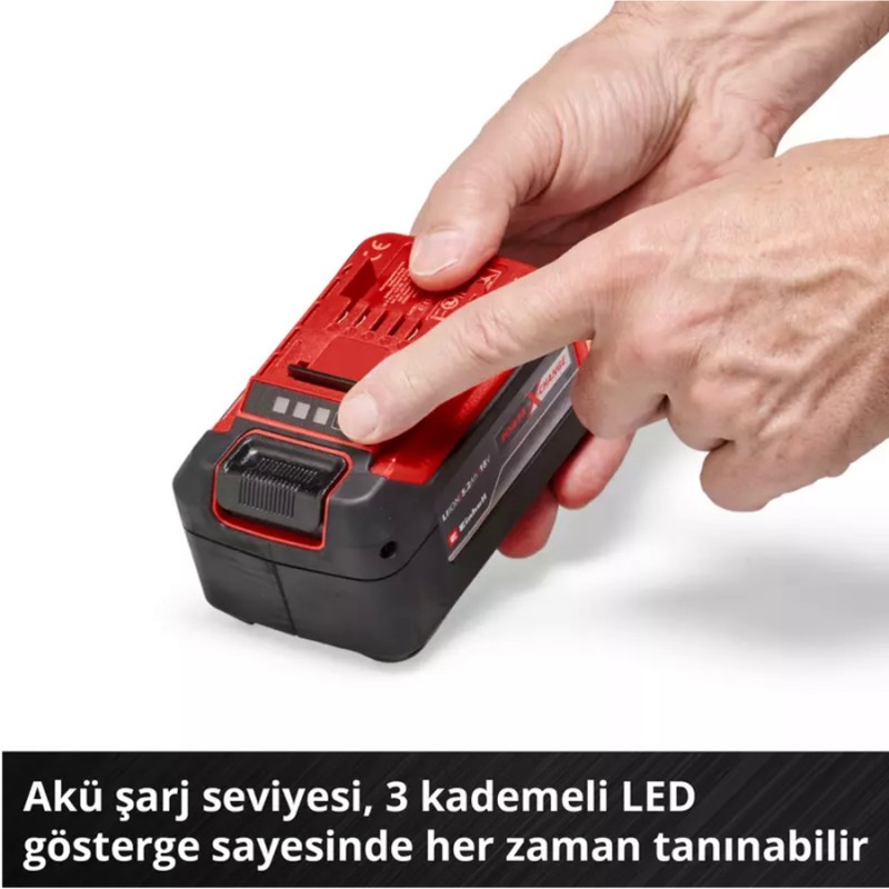Einhell 4512114 18V 5.2Ah li ion PXC Tek Akü+Şarj Aleti Seti