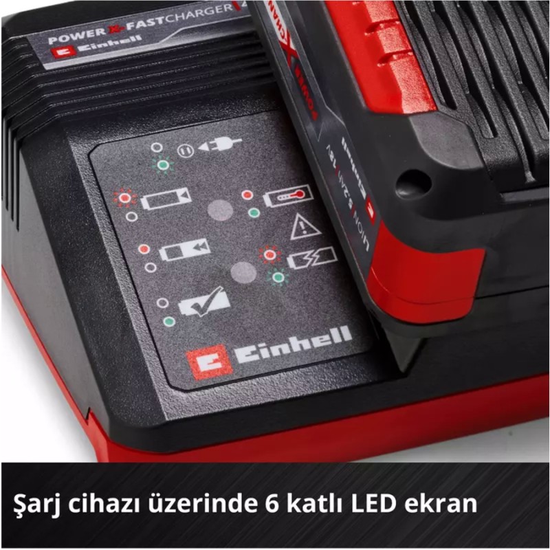 Einhell 4512114 18V 5.2Ah li ion PXC Tek Akü+Şarj Aleti Seti