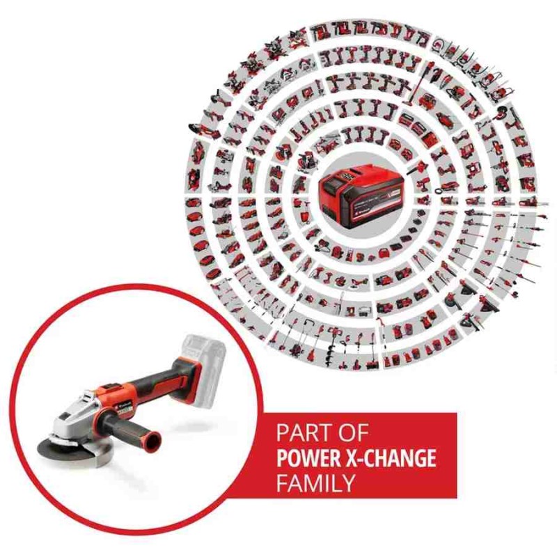 Einhell AXXIO 18/125 Q Solo Akü Hariç Akülü Avuç Taşlama