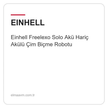Einhell Freelexo Solo Akü Hariç Akülü Çim Biçme Robotu