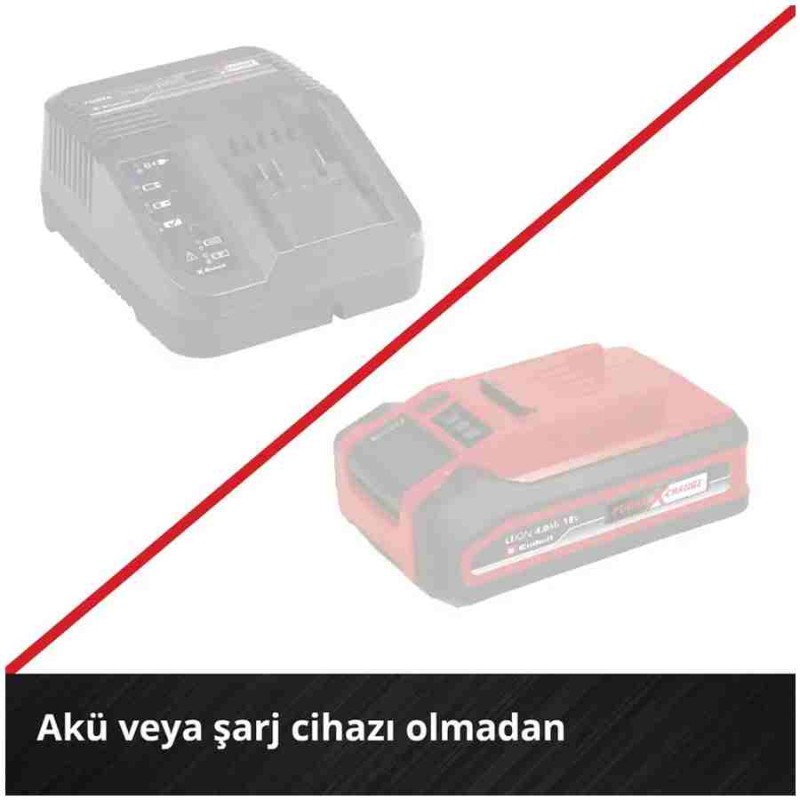 Einhell GC CH 18/40 li ion Solo Akü Hariç Akülü Çit Budama Makinesi