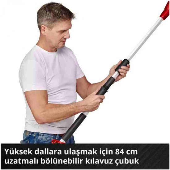 Einhell GC LC 18/20 Li T Akü Hariç Akülü Yüksek Dal Budama Testeresi