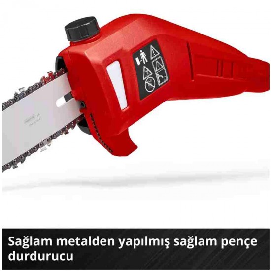 Einhell GC LC 18/20 Li T Akü Hariç Akülü Yüksek Dal Budama Testeresi