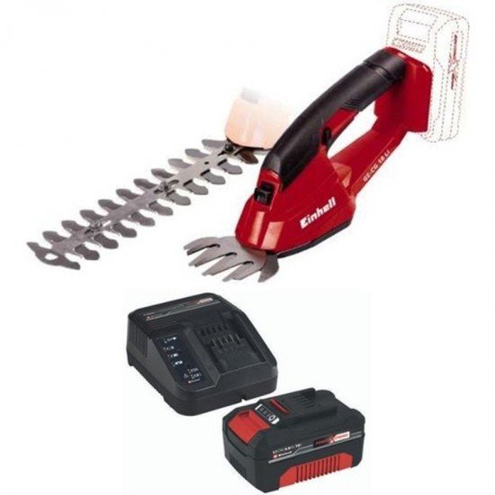 Einhell GE CG 18 Li ion Akülü Çim Kesme Şimşir Çit Budama Makinesi Seti