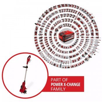 Einhell GE CR 18/20 Li E 18V 15.5x20cm 3.85kg Solo Akü Hariç Akülü Çapa Makinesi